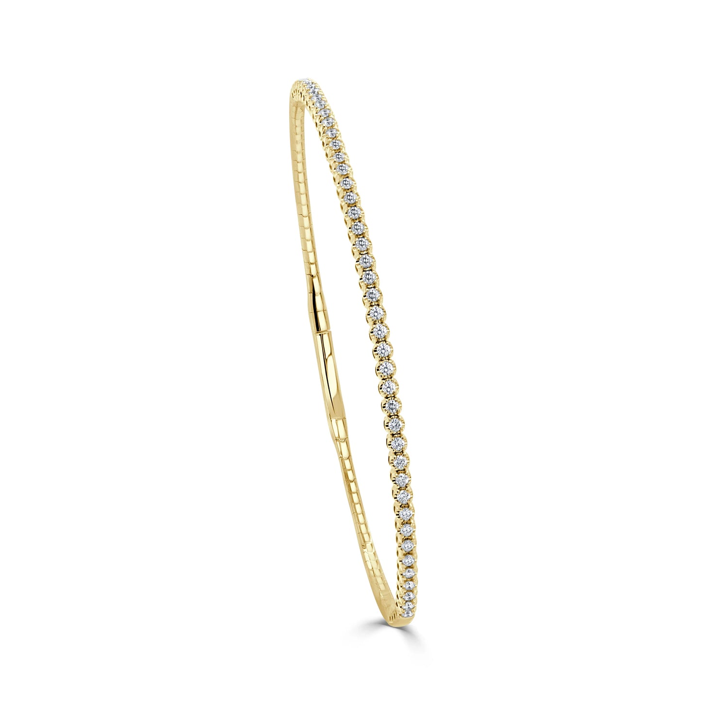 standing up gold and diamond bracelet