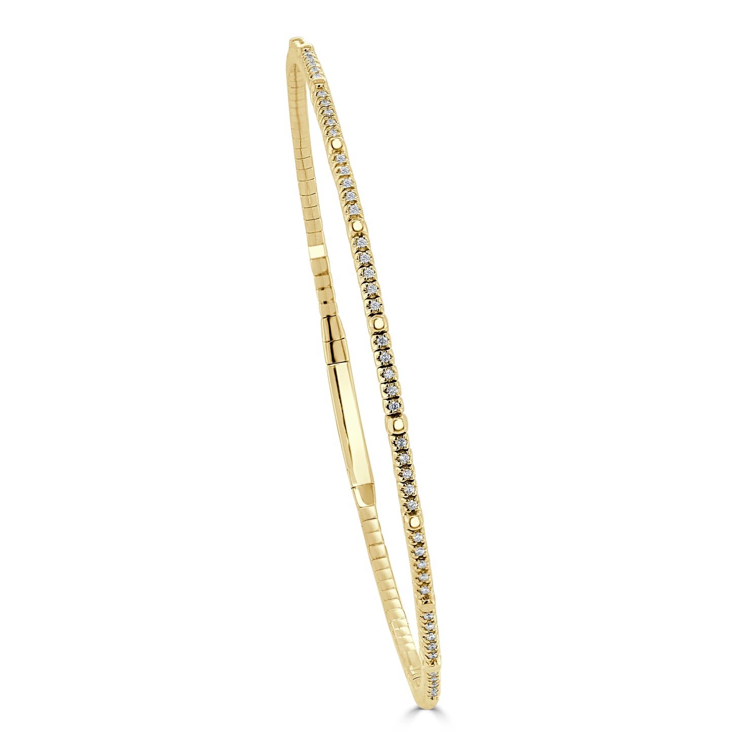 gold and diamond bangle