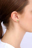 model wearing earring stud