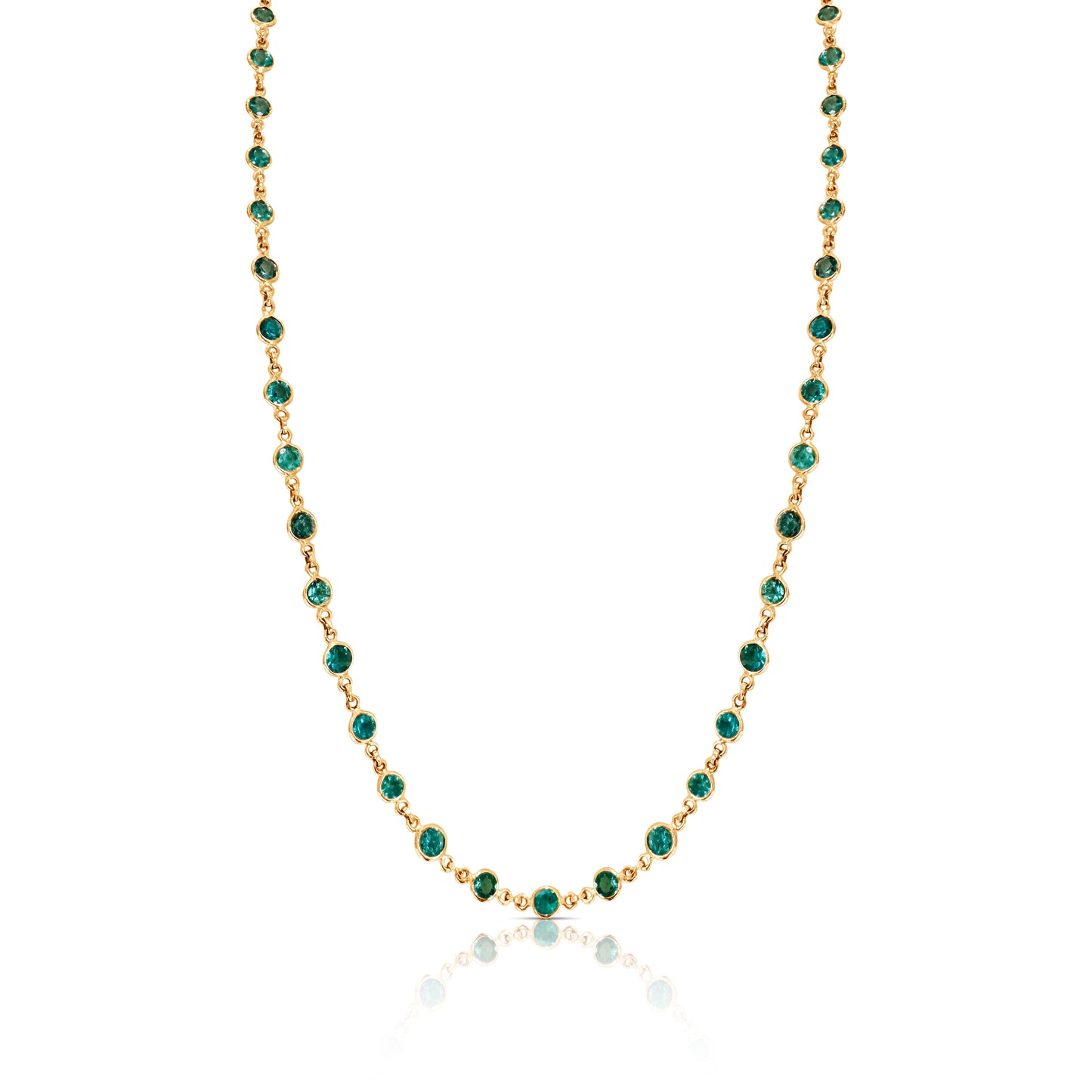 emerald gemstone necklace