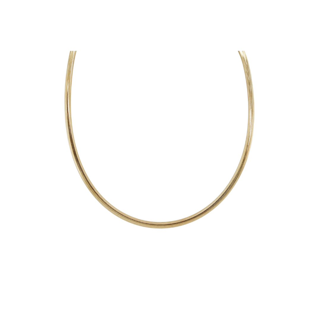 thick gold necklace